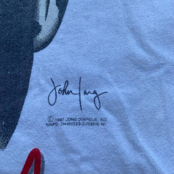 Vintage 80s Three Stooges Cow Animal Graphic T Shirt - Picture 4 of 8